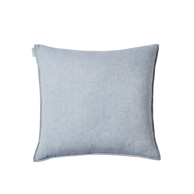 Blue Heather French Linen Cushion
