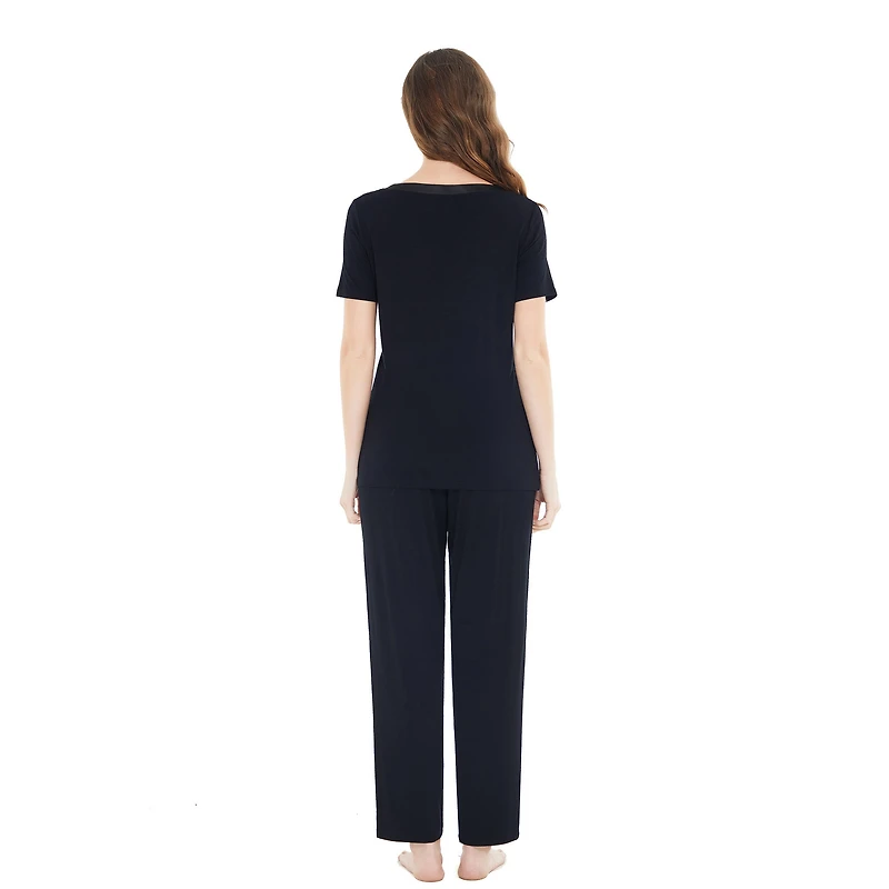 Bamboo Short Sleeve PJ Set