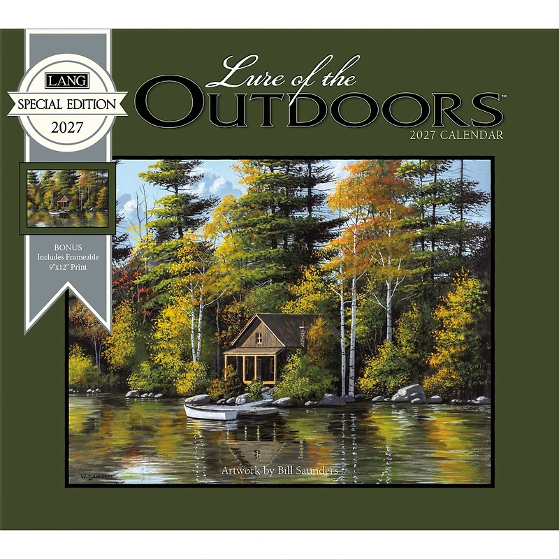 Lure of the Outdoors Special Edition with Print 2027 Wall Calendar