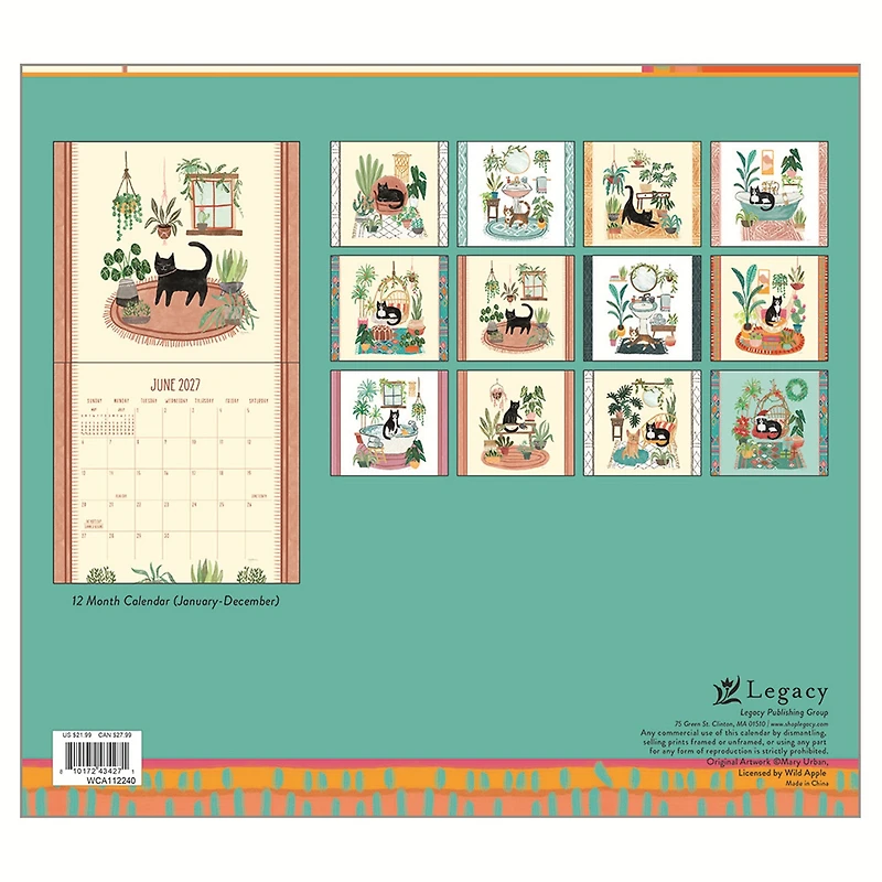 Cat Person 2027 Wall Calendar