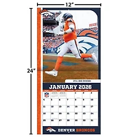 NFL Denver Broncos 2026 Wall Calendar - Online Only