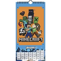 Minecraft Mini Poster 2027 Slim Calendar