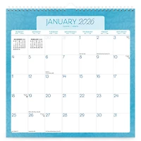 Seaside Currents 2026 Wall Calendar
