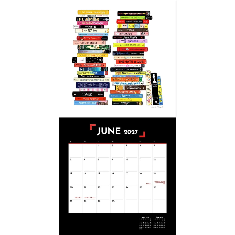 Banned Books 2027 Wall Calendar