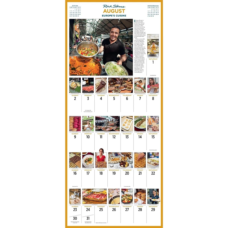 Europe 365 Rick Steves 2026 Wall Calendar
