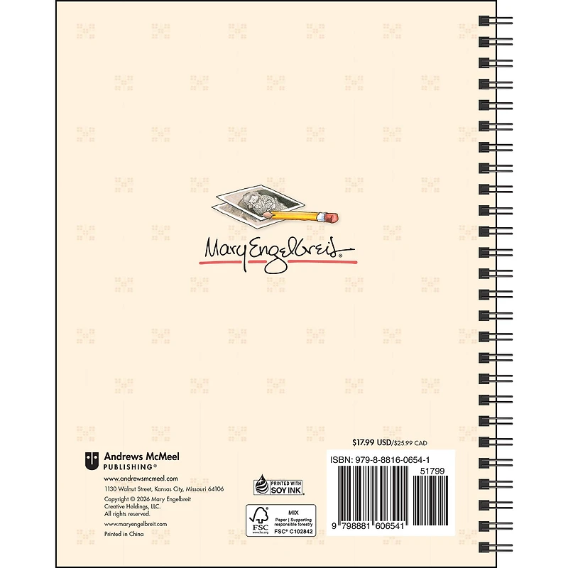 Mary Engelbreit's A Moment Here, A Memory There 2027 Engagement Calendar