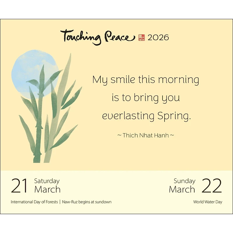 Thich Nhat Hanh 2026 Box Calendar - Online Only