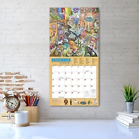 Searching For Bigfoot And His Other Hidden Friends 2026 Wall Calendar