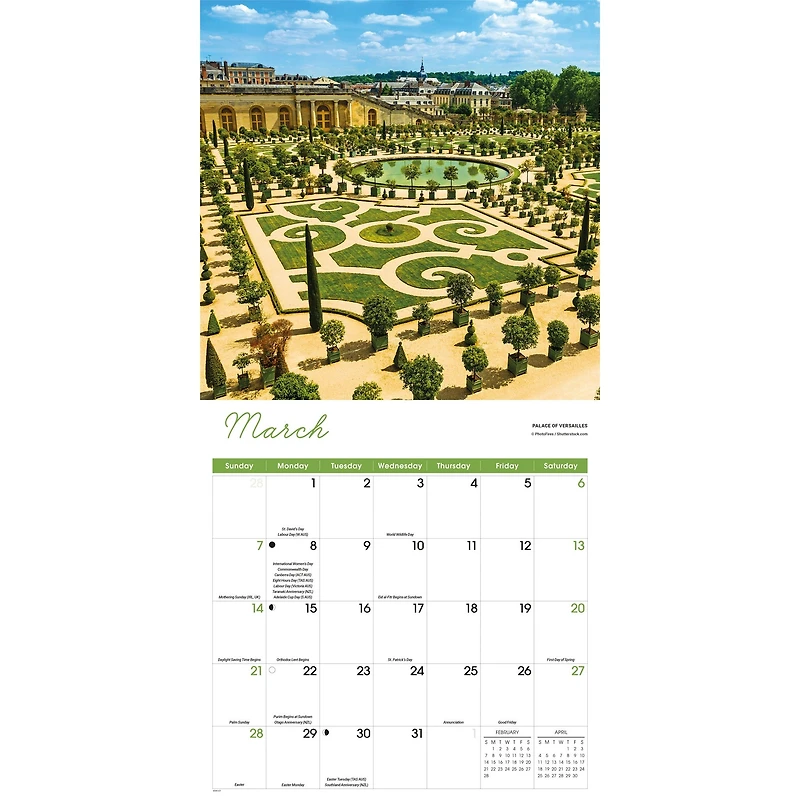 Paris 2027 Wall Calendar