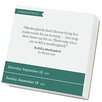 A Book Lover's Year 2027 Box Calendar - Online Only