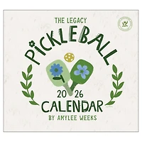 Pickleball 2026 Deluxe Wall Calendar - Online Only