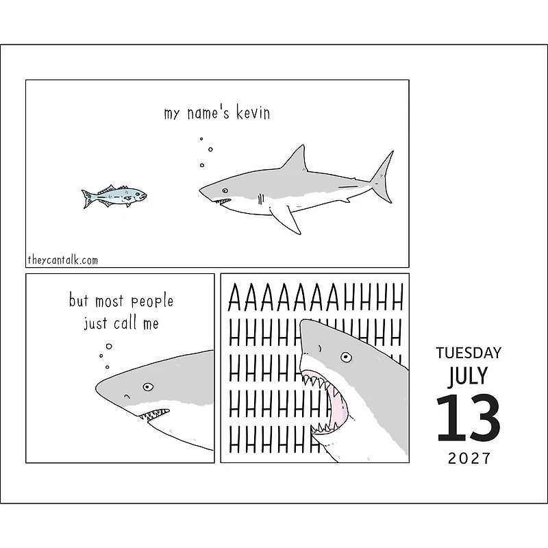 They Can Talk Comics 2027 Box Calendar