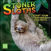 Stoner Sloths 2026 Wall Calendar