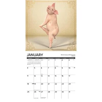 Pig Pilates 2026 Wall Calendar