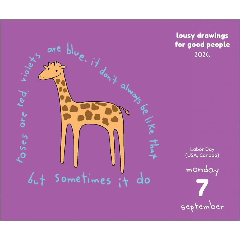 Lousy Drawings For Good People 2026 Box Calendar - Online Only