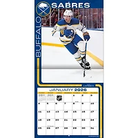 NHL Buffalo Sabres 2026 Wall Calendar