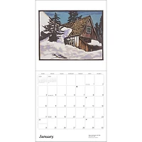 Arts and Crafts Block Prints 2027 Wall Calendar - Online Only