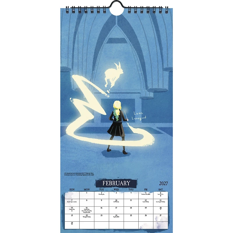 Harry Potter Mini Poster 2027 Slim Calendar - Online Only