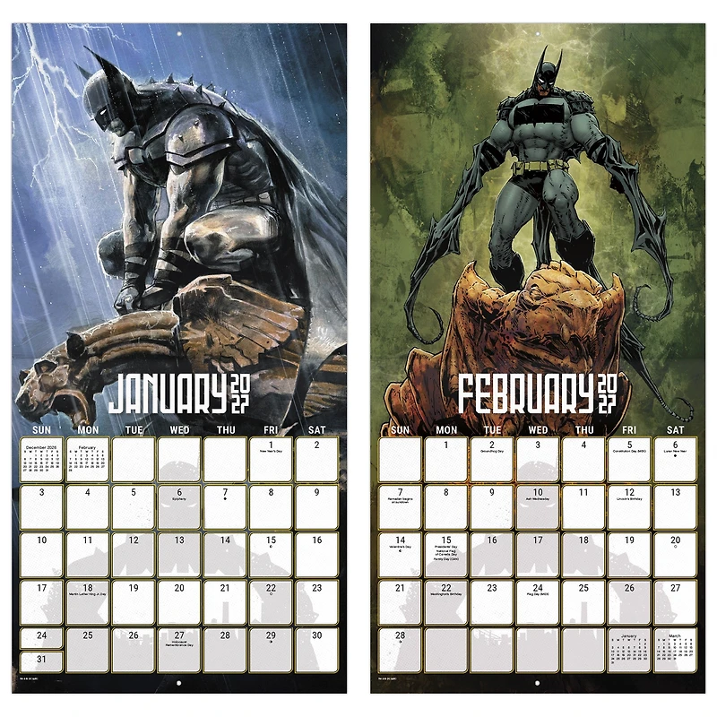 The Batman - Comic 2027 Wall Calendar