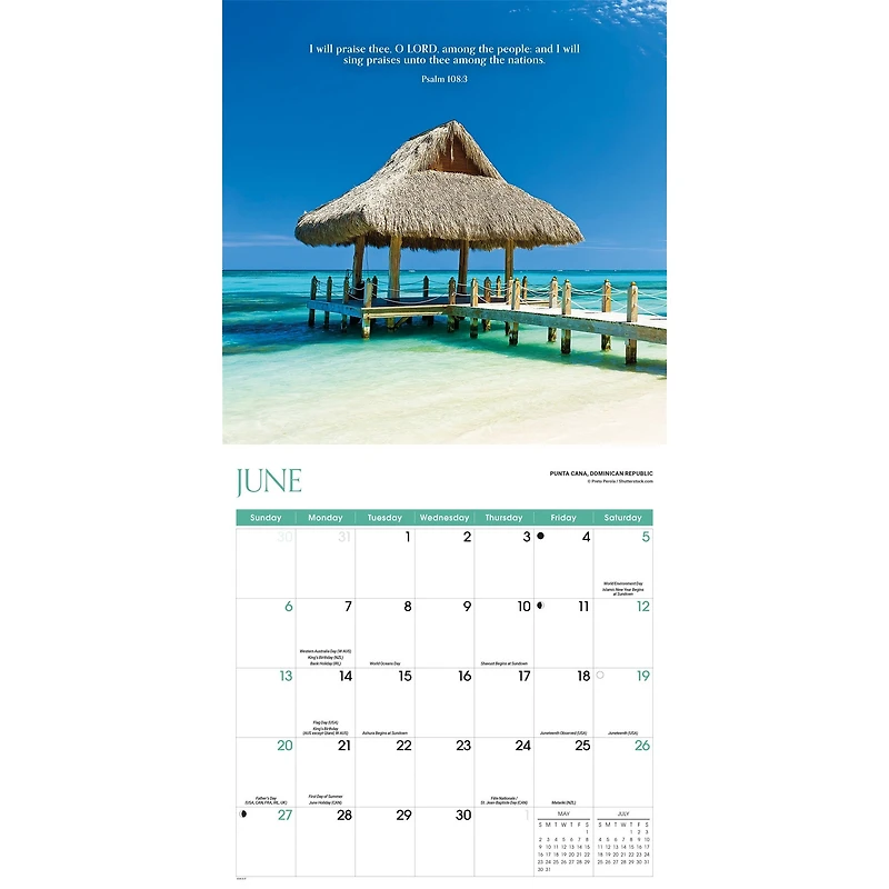 Psalms 2027 Wall Calendar