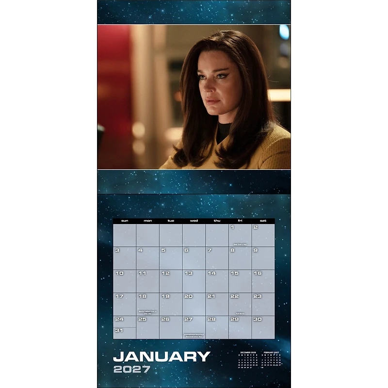 Star Trek Strange New Worlds 2027 Wall Calendar - Online Only