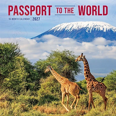 Passport to the World 2027 Wall Calendar