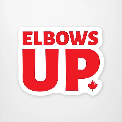 Elbows Up! Vinyl Sticker