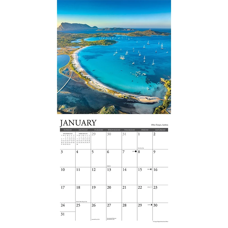 Italy 2027 Wall Calendar - Online Only