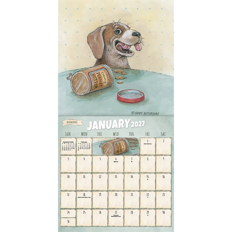 Gary Patterson - Dogs 2027 Wall Calendar - Online Only