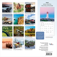 Nova Scotia / Nouvelle-Écosse 2027 Wall Calendar