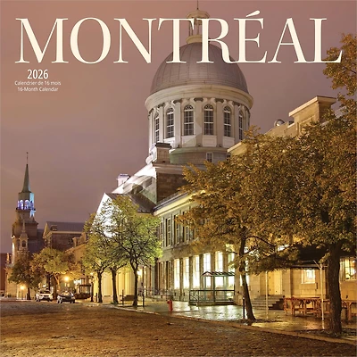 Montreal 2026 Wall Calendar