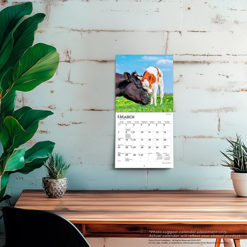 Baby Moo Moos 2027 Mini Calendar - Online Only