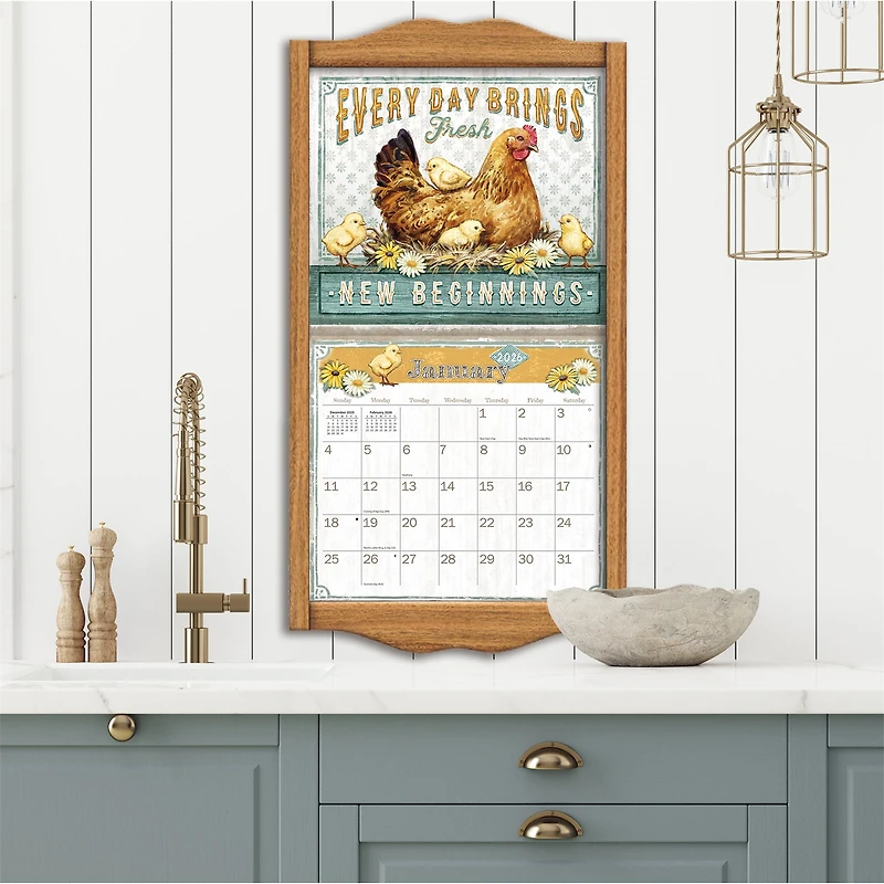 Farmhouse 2026 Deluxe Wall Calendar - Online Only