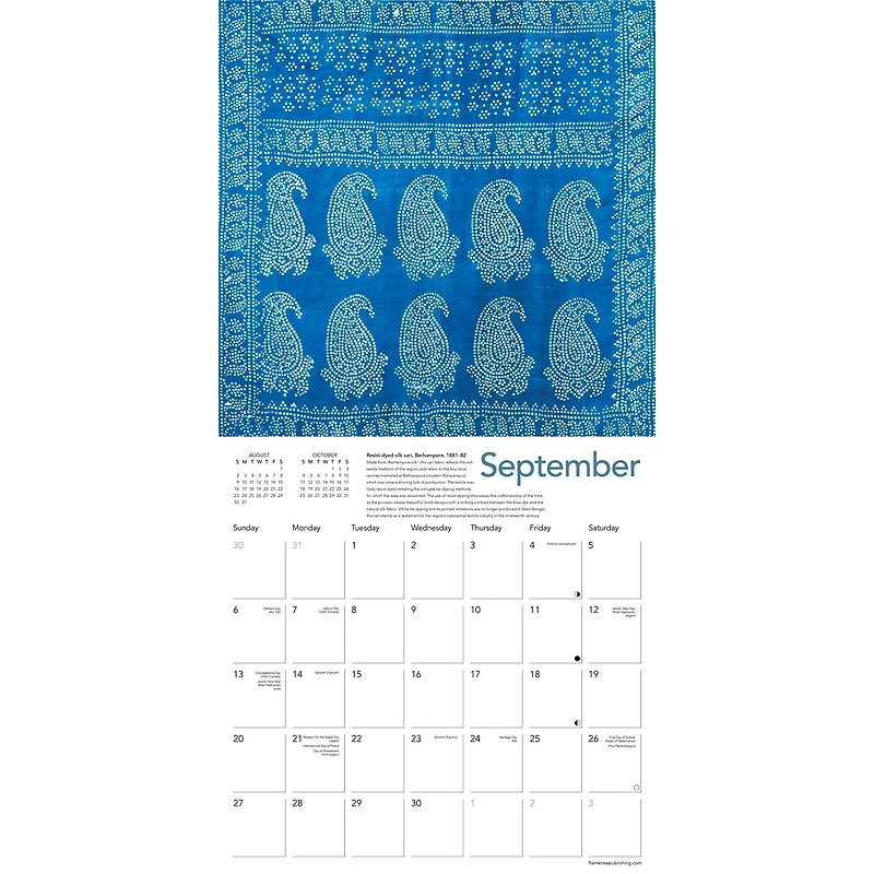 V&A: True Blue 2026 Wall Calendar - Online Only