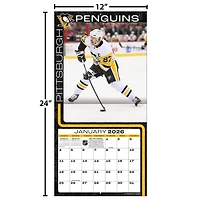 NHL Sidney Crosby Pittsburgh Penguins 2026 Wall Calendar
