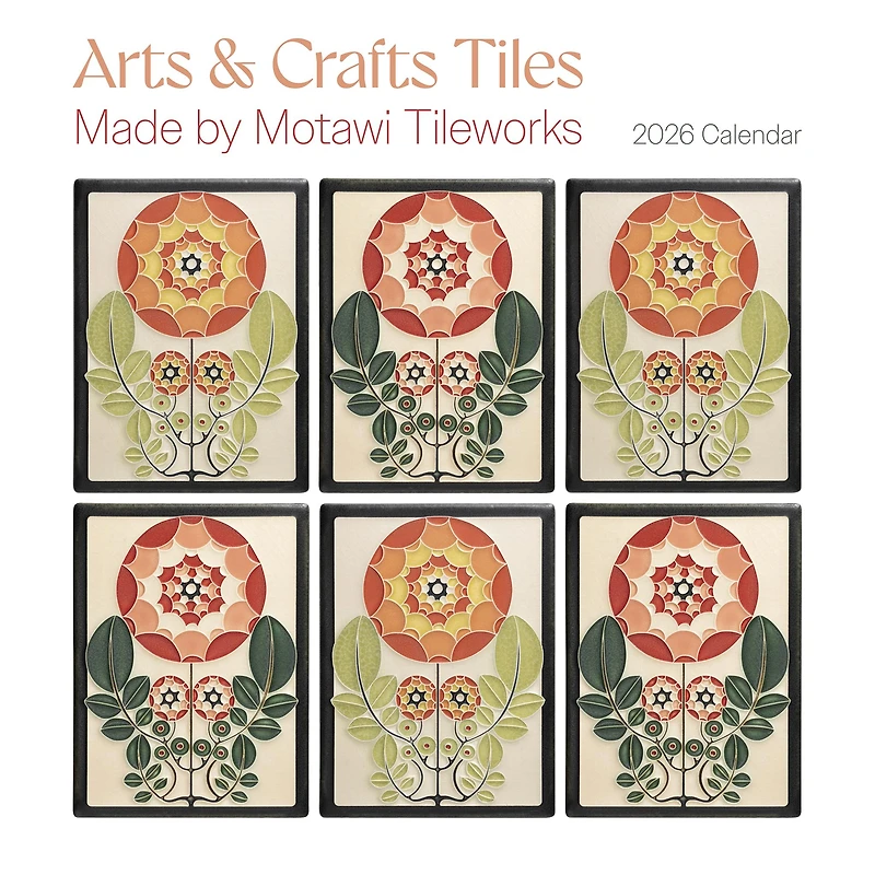 Arts And Crafts Tiles 2026 Wall Calendar - Online Only
