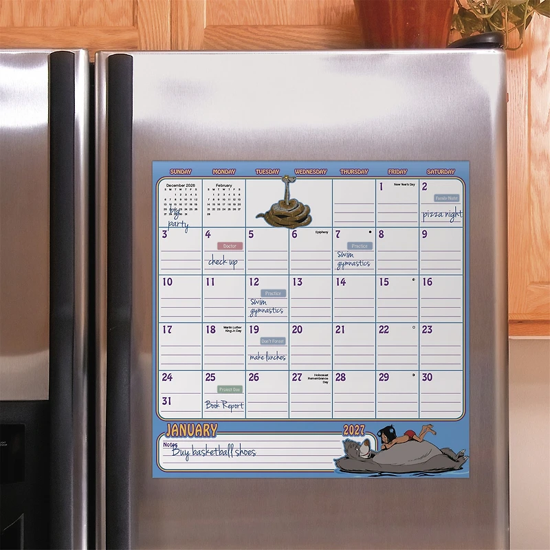 Disney Classic Family Magnetic 2027 Wall Calendar - Online Only