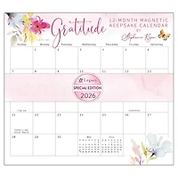 Gratitude 2026 Special Edition Mini Magnetic Keepsake Calendar