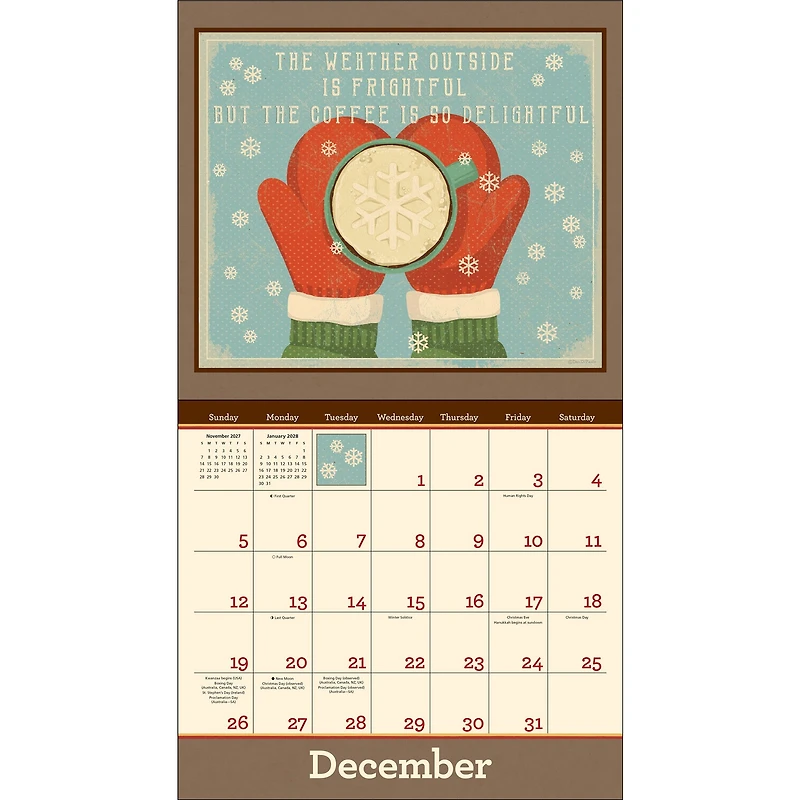 Coffee 2027 Wall Calendar