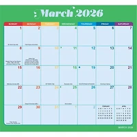 Rainbow Jumbo Magic Grip 2025-2026 Wall Calendar