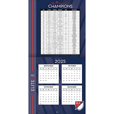MLS Elite 2026 Wall Calendar