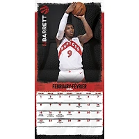 NBA Toronto Raptors Bilingual 2026 Wall Calendar