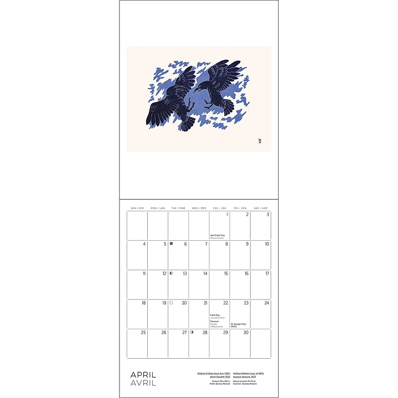 Inuit Art Cape Dorset 2027 Mini Calendar