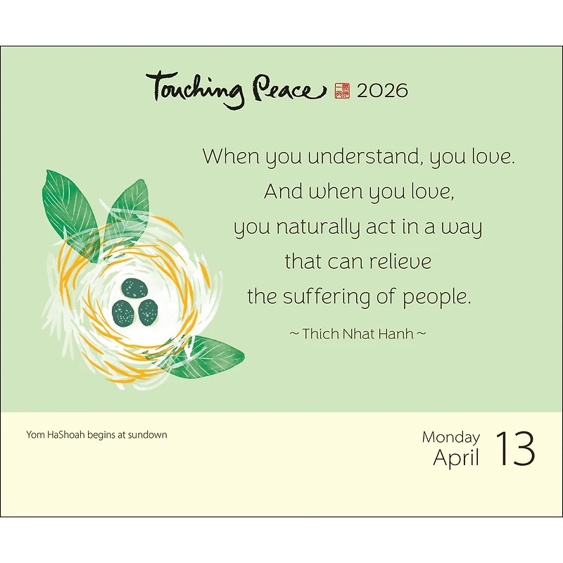 Thich Nhat Hanh 2026 Box Calendar - Online Only