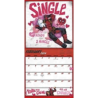 Deadpool 2026 Wall Calendar