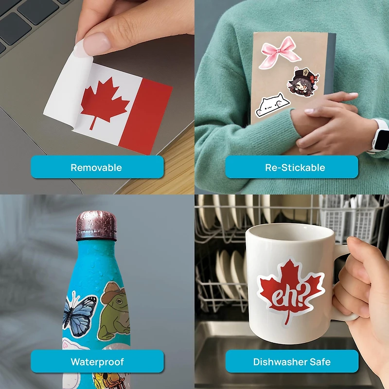 Eh? Maple Leaf Vinyl Sticker