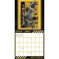 Jurassic World 2027 Wall Calendar