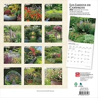 Les Jardins De Campagne 2026 Wall Calendar (French)