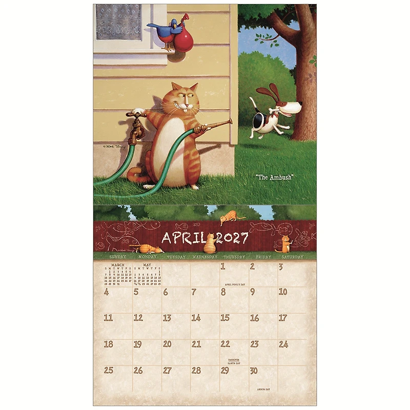 A Cat's Life 2027 Wall Calendar