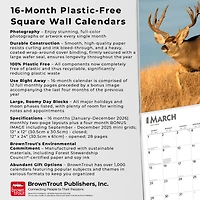 Monster Bucks 2026 Wall Calendar - Online Only